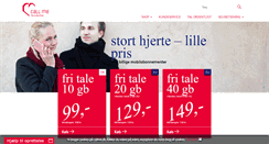 Desktop Screenshot of callme.dk